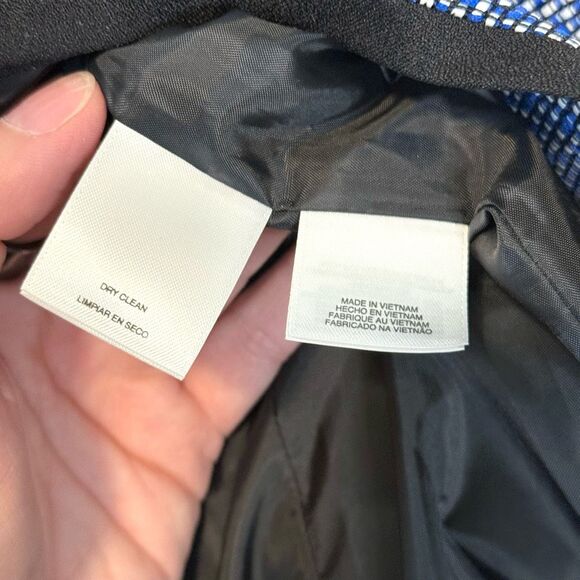 Kasper Blue Open Front Blazer Size 10 NWT - Picture 6 of 9